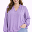 PS BLOUSE 'ELASTIEK' | LILA