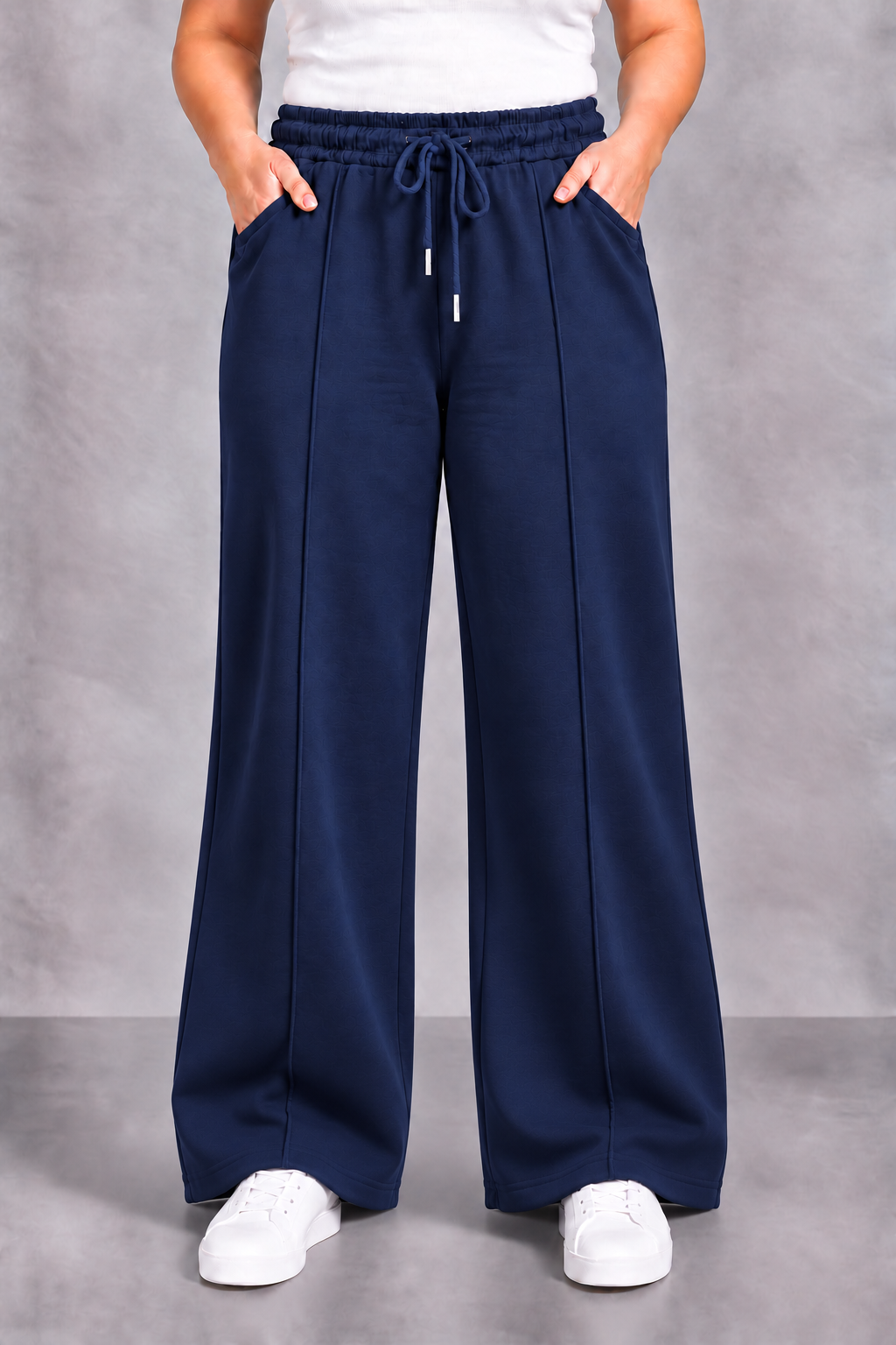 PS JOGGINGBROEK 'FLEECE' | DONKERBLAUW