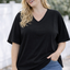 PS T-SHIRT ‘BASIC V-HALS | ZWART