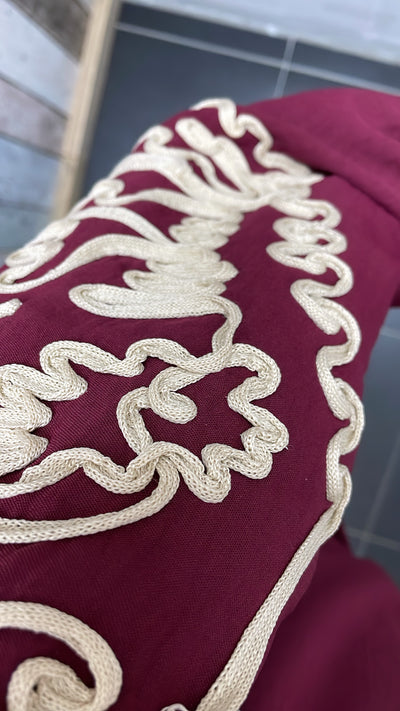 PS BLOUSE ‘BORDUURSEL 'KOORD’ | BORDEAUX