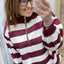PS TRUI 'STREPEN ZIPPER' | BORDEAUX
