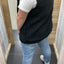 PS GILET 'TEDDY' | ZWART