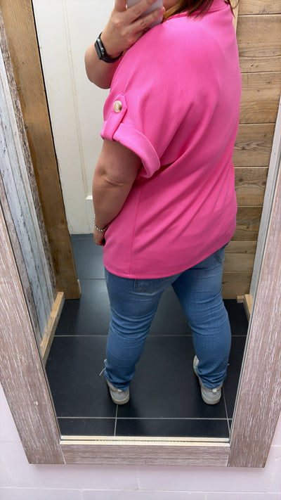 PS GILET KM 'SOFT' | FUCHSIA