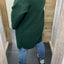 PS VEST 'TEDDY EMBLEEM' | DONKERGROEN