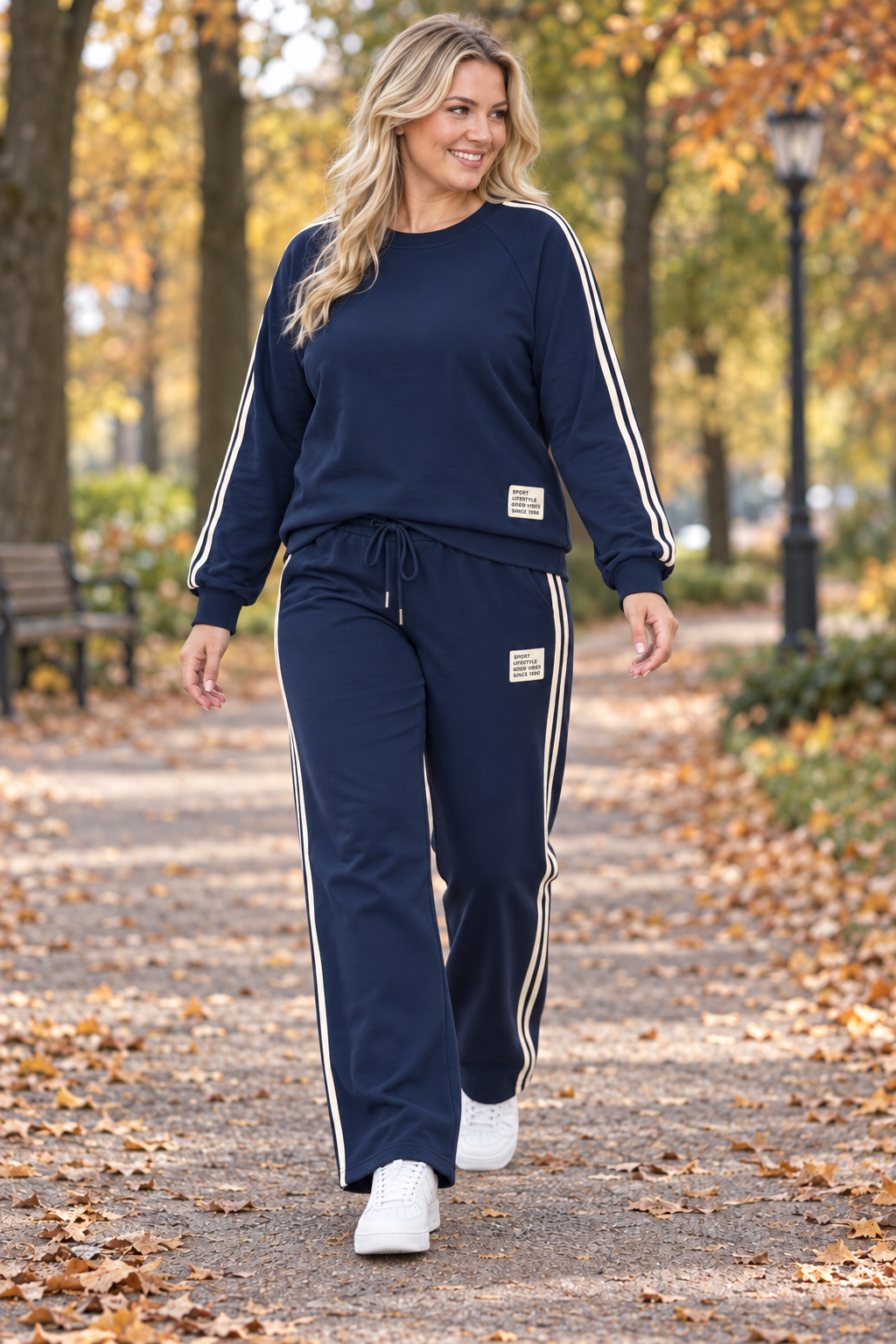 PS COMFY PAK 'EMBLEEM WIDELEG' | NAVY
