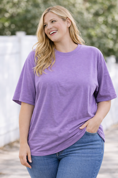 PS T-SHIRT ‘BASIC' | LILA