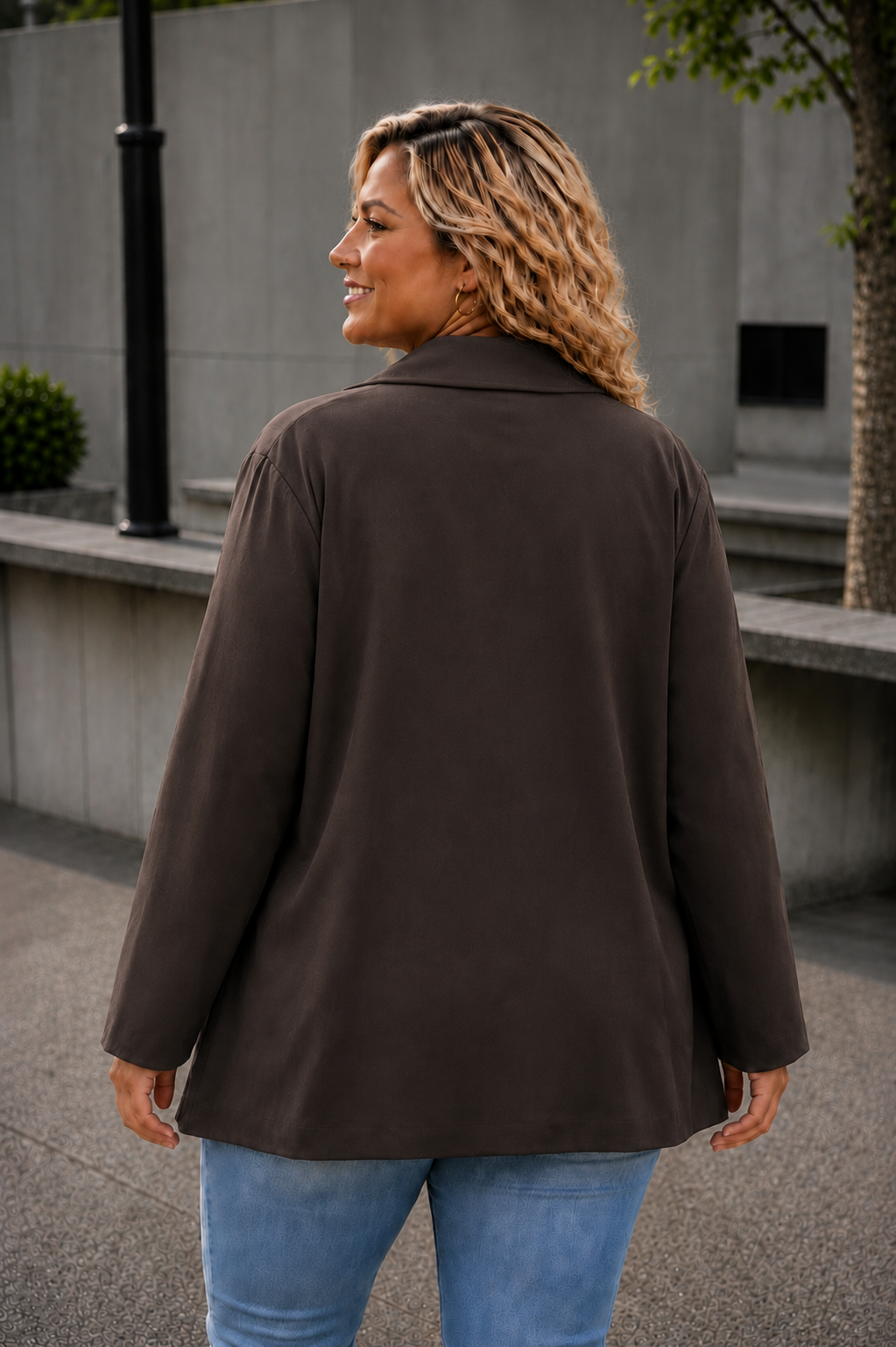 PS BLAZER 'HARTJES' | DONKERBRUIN