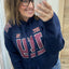 SWEATER 'NY CAPUCHON' | DONKERBLAUW