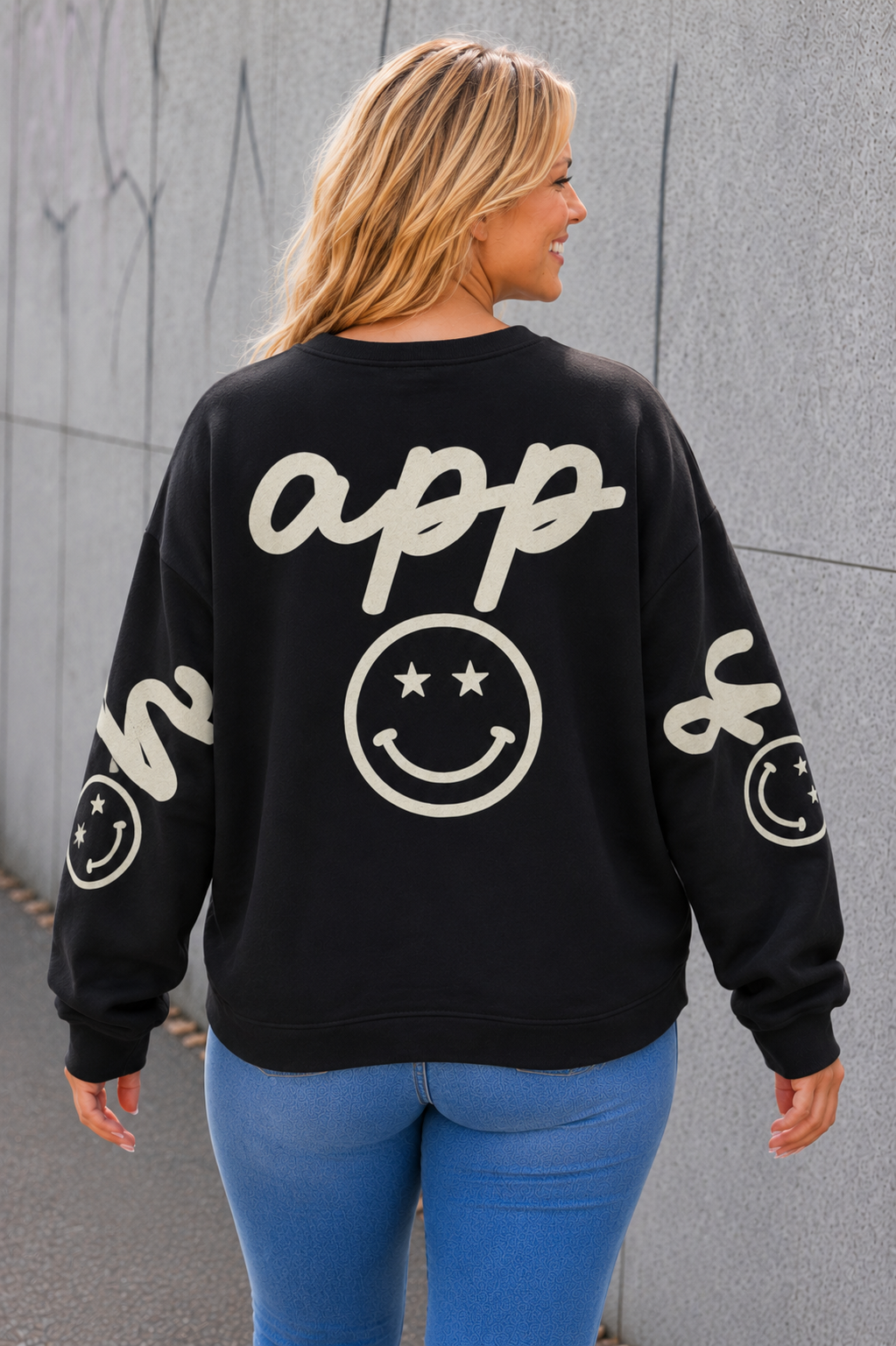 TRUI 'HAPPY' | ZWART