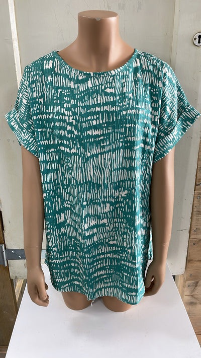 BLOUSE ‘MARINA’ | TURQUOISE