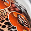 PS T-SHIRT ‘PANTER' | OFF-WHITE/ORANJE