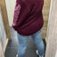 PS SWEATER 'ICONIC' | BORDEAUX