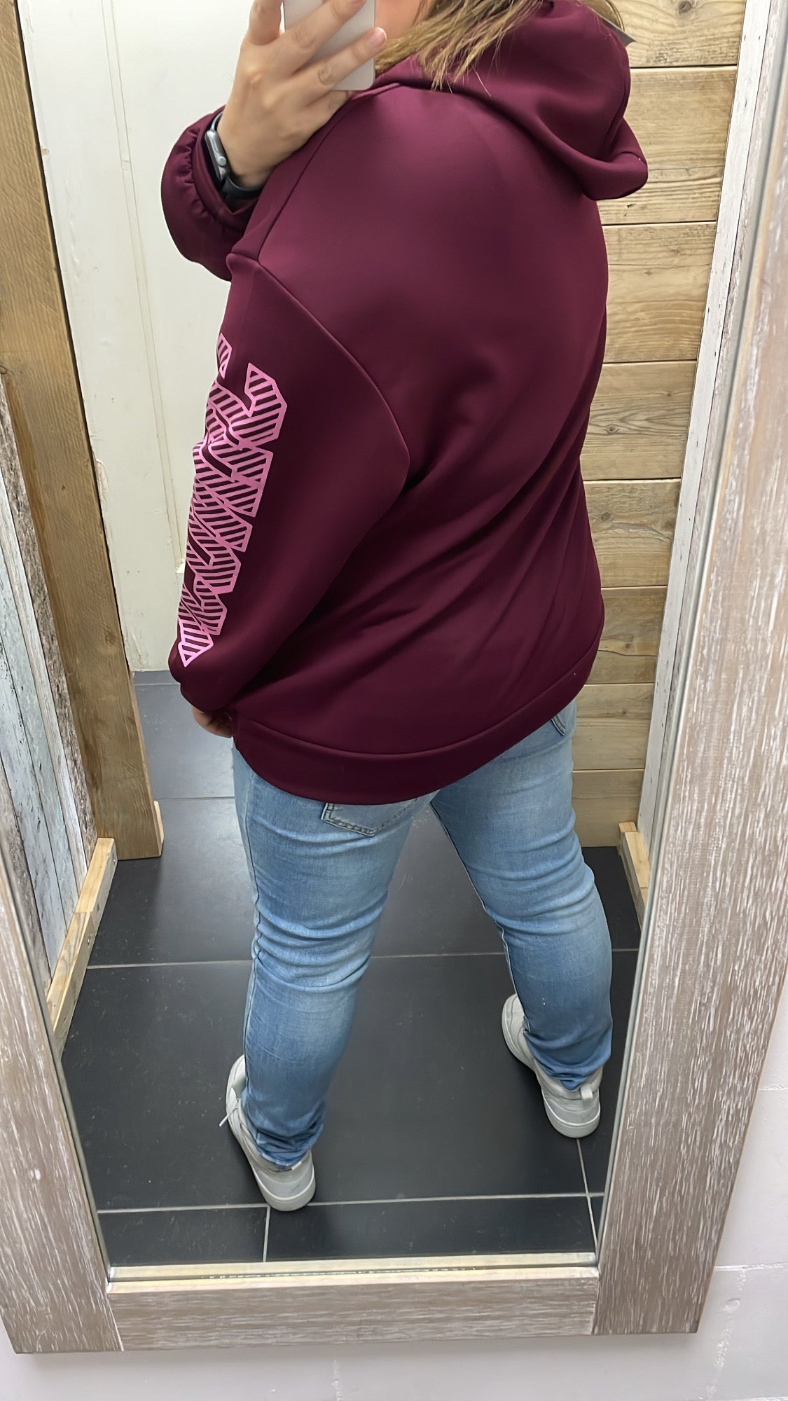 PS SWEATER 'ICONIC' | BORDEAUX