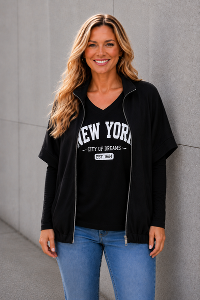 PS GILET 'SOFT' | ZWART