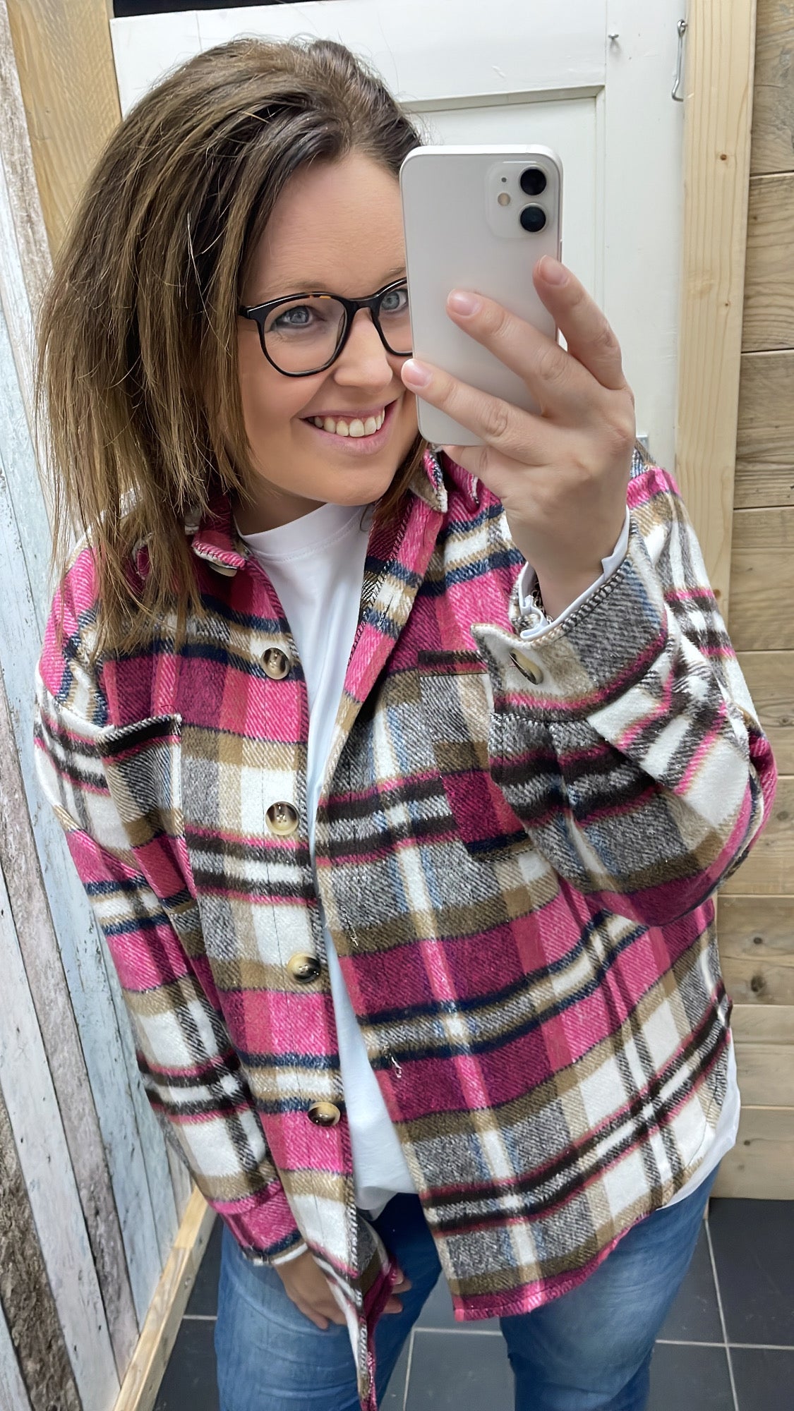 VEST ‘RUITEN’ | ROZE