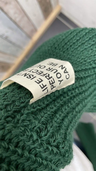 PS VEST ‘KORT EMBLEEM’ | DONKERGROEN
