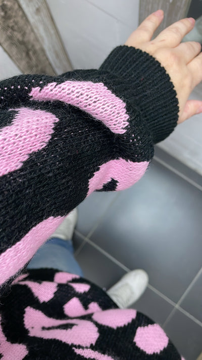 PS TRUI ‘PANTER’ | ZWART/ROZE