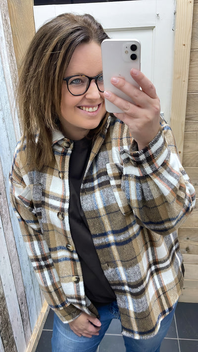 VEST ‘RUITEN’ | CAMEL