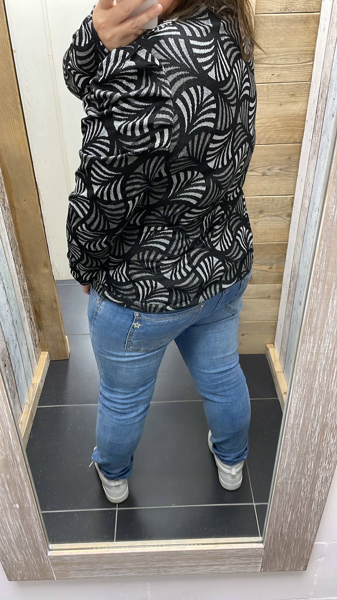 BLOUSE 'POFFIE' | ZILVER