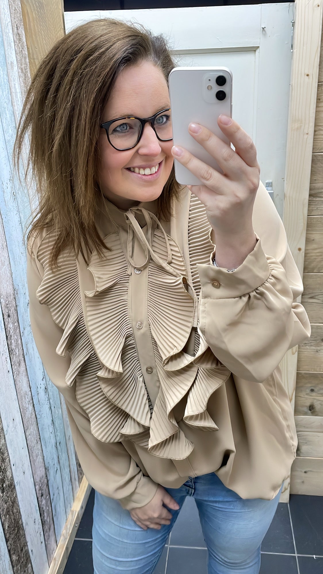 PS BLOUSE ‘CHIQUE’ | TAUPE