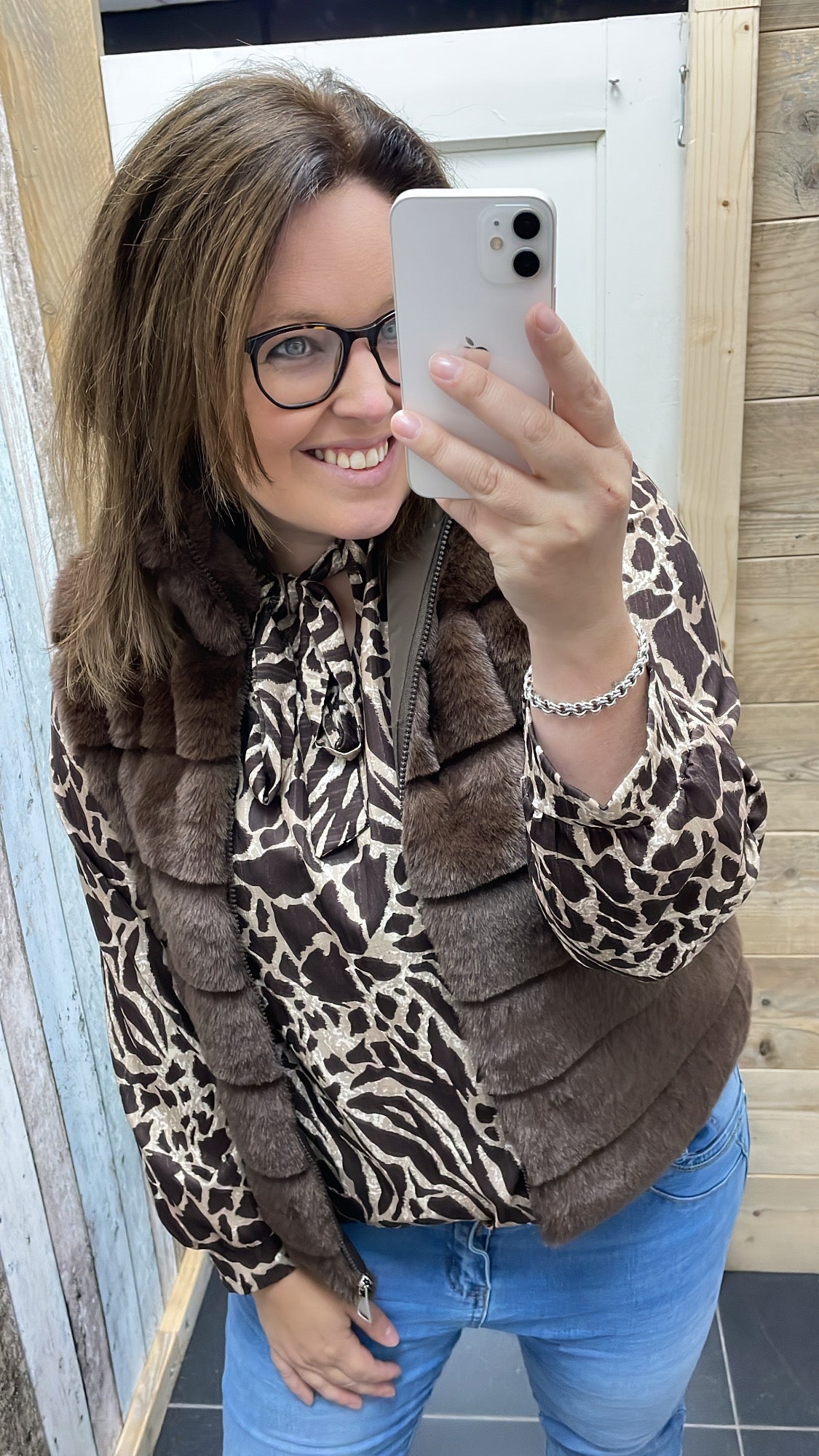 BLOUSE 'STRIK' | BRUIN