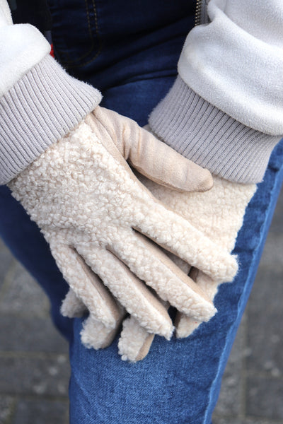 HANDSCHOEN ‘TEDDY’ | BEIGE