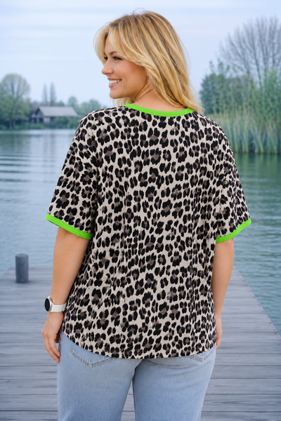PS TOP 'PANTER NEON' | GROEN