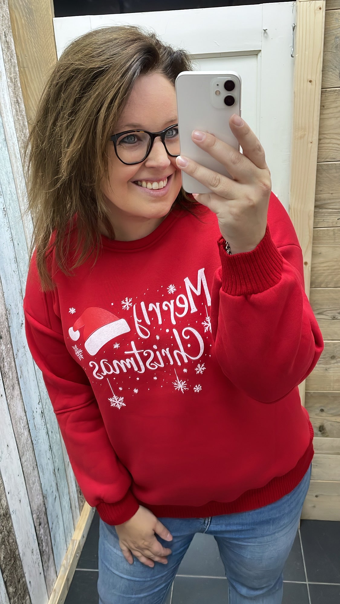 SWEATER 'MERRY CRISTMAS' | ROOD