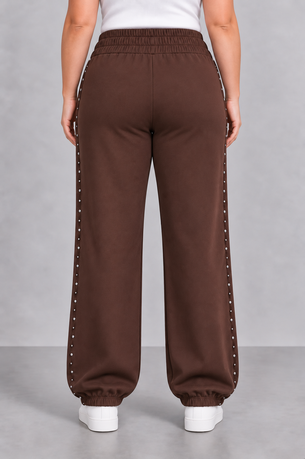 JOGGINGBROEK 'STUDS' | BRUIN