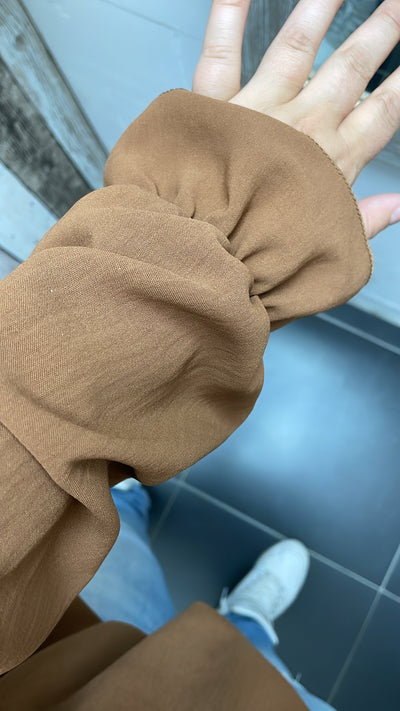 PS2 BLOUSE ‘KETTING’ | CAMEL