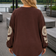 PS BLOUSE 'BORDUURSEL' | BRUIN