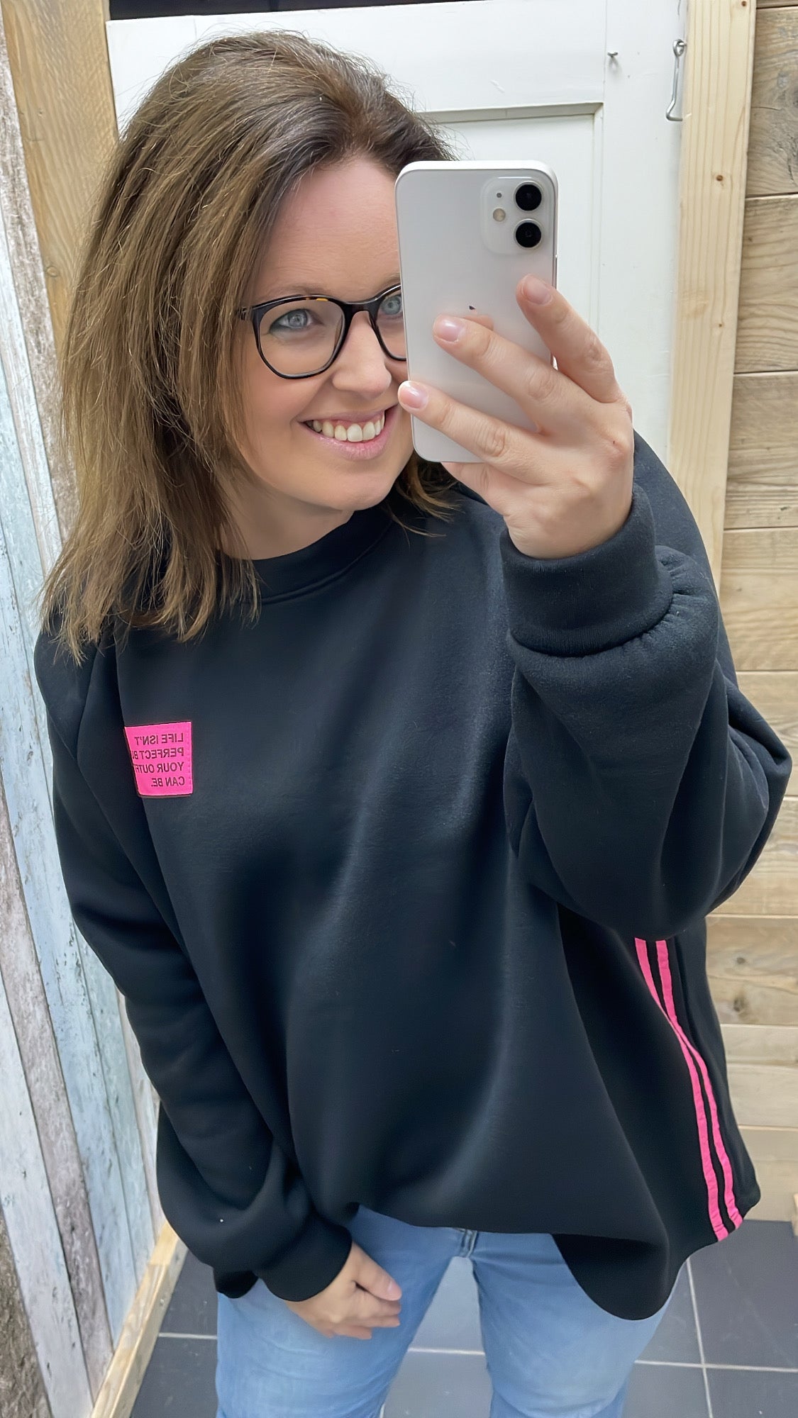 PS TRUI 'BIES EMBLEEM' | ZWART