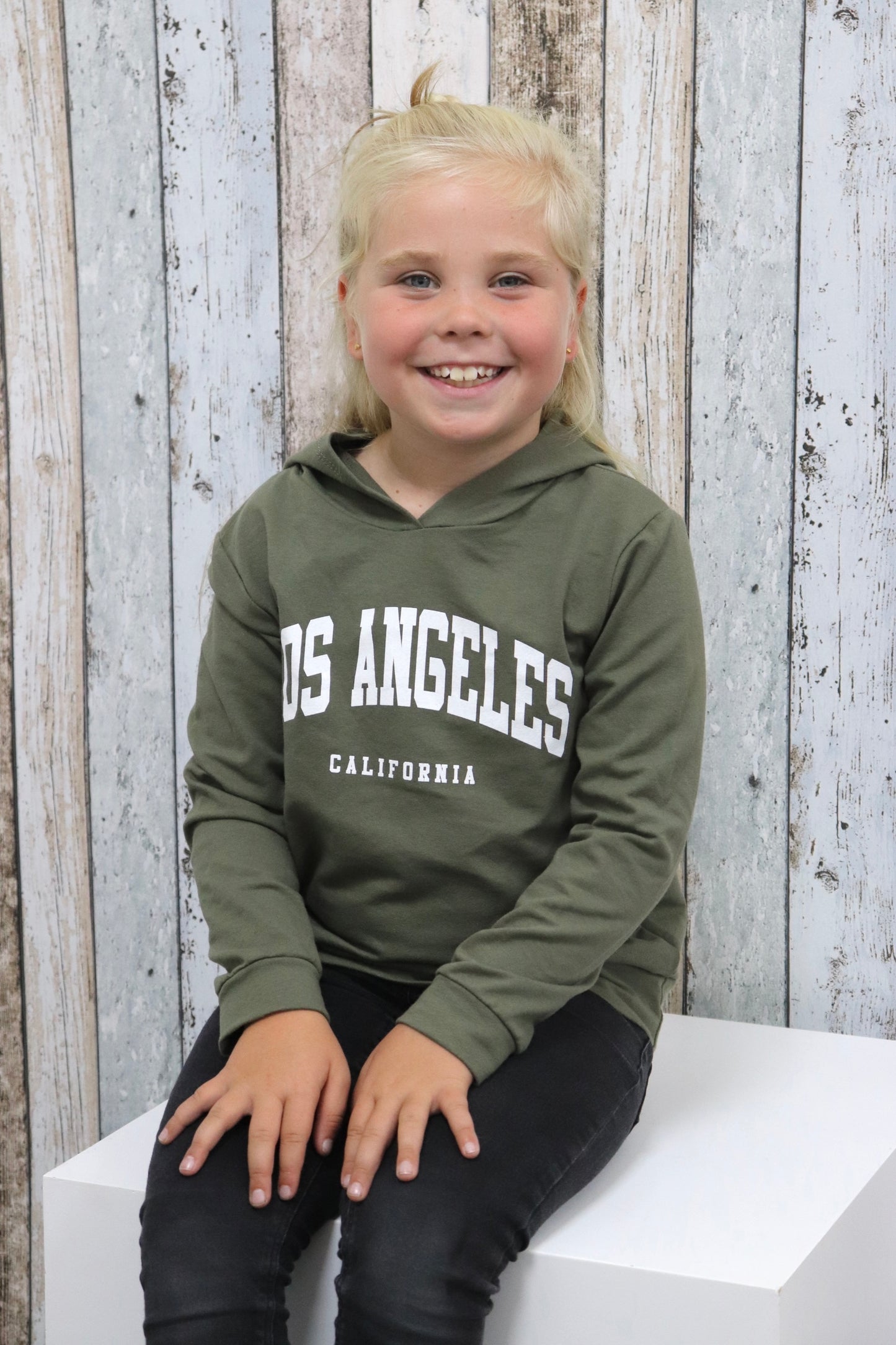 KIDS HOODIE 'LA' | ARMY