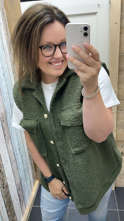 PS GILET 'TEDDY' | ARMY