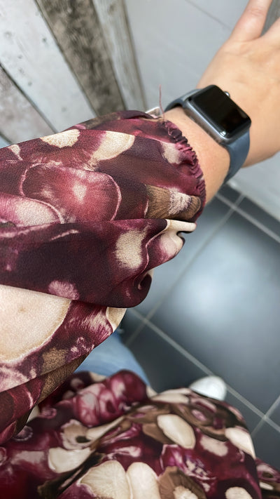 BLOUSE ‘INGE’ | BORDEAUX