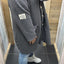 PS VEST 'TEDDY EMBLEEM' | GRIJS