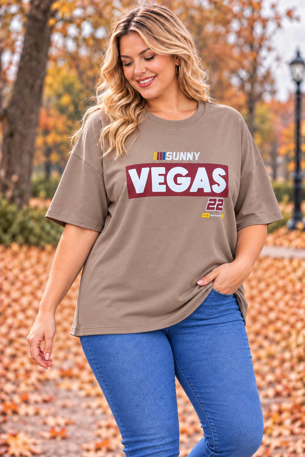 PS TOP 'SUNNY VEGAS' | TAUPE