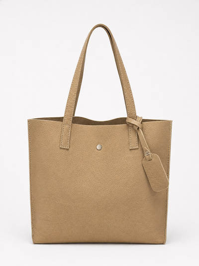 TAS ‘ECHT LEER’ | BEIGE