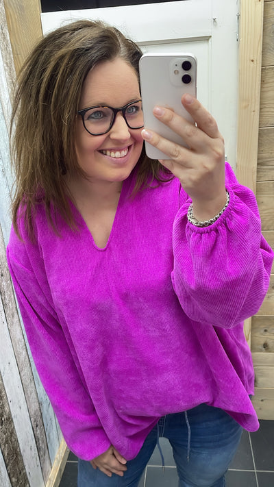 PS TRUI 'V-HALS' | MAGENTA