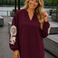 PS BLOUSE 'BORDUURSEL' | BORDEAUX
