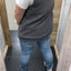 PS GILET 'TEDDY' | GRIJS