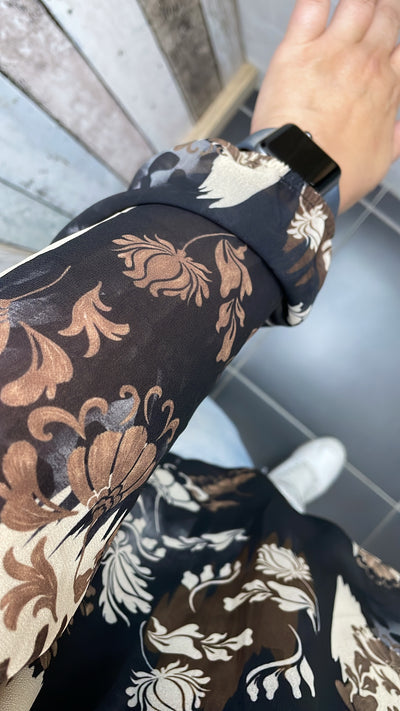 PS BLOUSE ‘IRIS’ | ZWART
