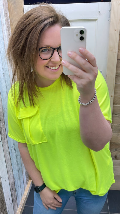 PS T-SHIRT ‘POCKET' | NEONGEEL