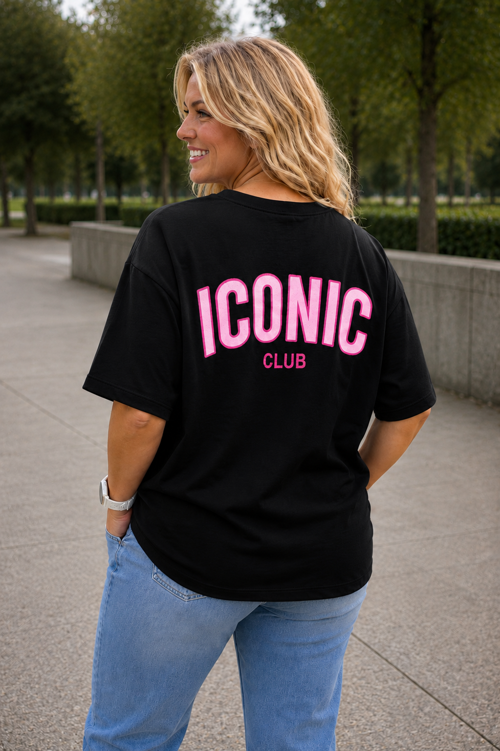 PS TOP ‘ICONIC' | ZWART