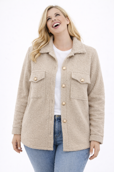 PS VEST 'TEDDY' | BEIGE