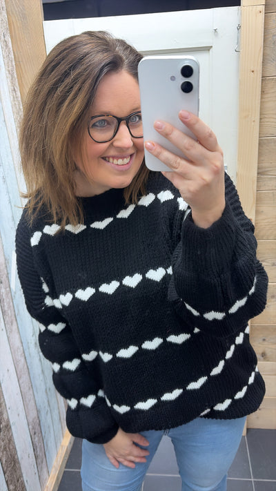 PS TRUI 'HARTJES' | ZWART