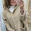 PS VEST 'TEDDY EMBLEEM' | TAUPE