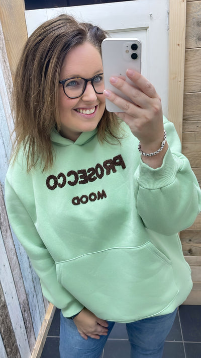 PS HOODIE 'PROSECCO’ | MINTGROEN
