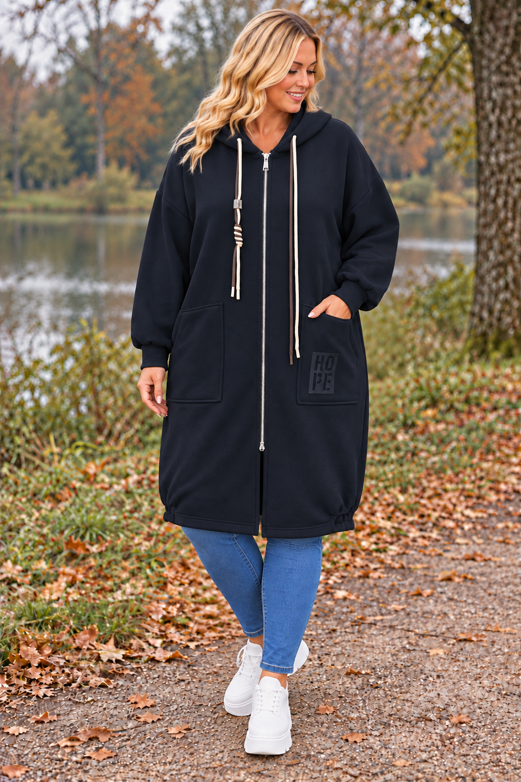PS VEST 'HOPE' | ZWART