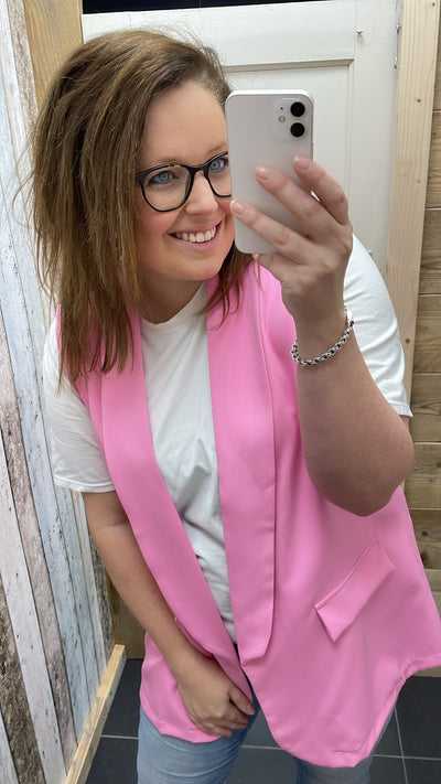 PS GILET 'DUN' | ROZE